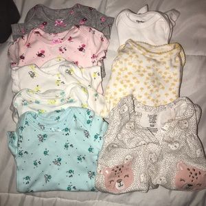 Baby girl body suits. Brand new. 0-3 months